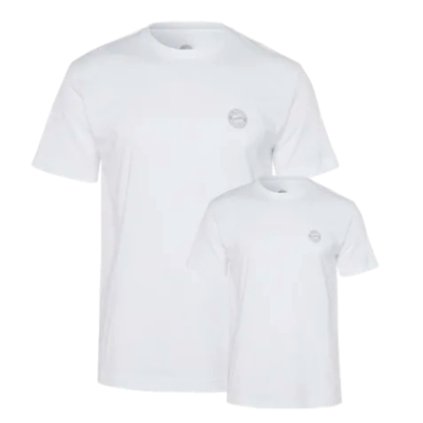 Pánske tričko BASIC - set 2ks FC Bayern München, biele (Veľkosť S)