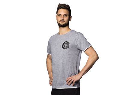 Pánske tričko Black Sign FC Bayern München, sivý melange (Veľkosť S)