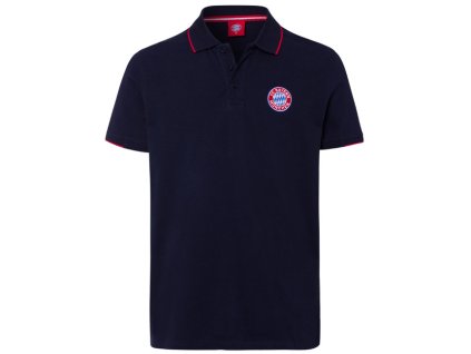 Polokošeľa FC Bayern München - Classic, tmavo modrá (Veľkosť S)