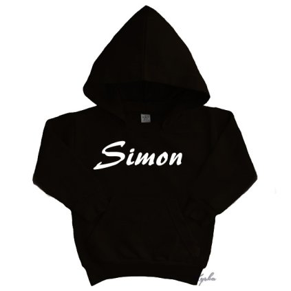 detska mikina s menom cierna 1251205