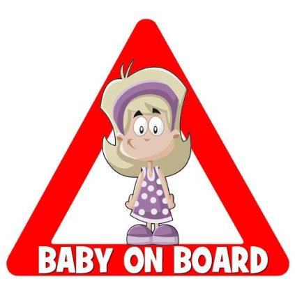 nalepka na auto baby on board postavicka maria 1251896