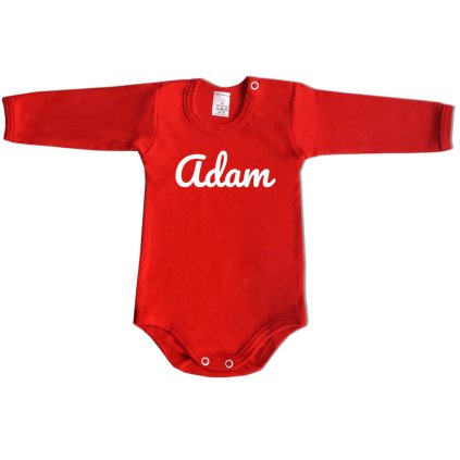 Detské body RED s menom červené (Veľkosť 98)