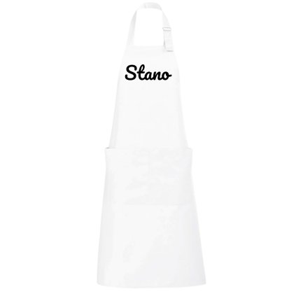 Zástera s vlastným textom (Farba biela)