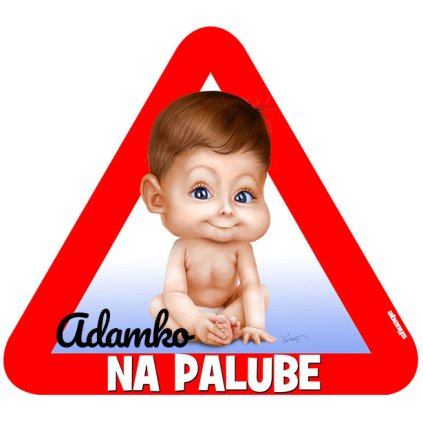 nalepka na auto s reflexnym textom mark 3107416