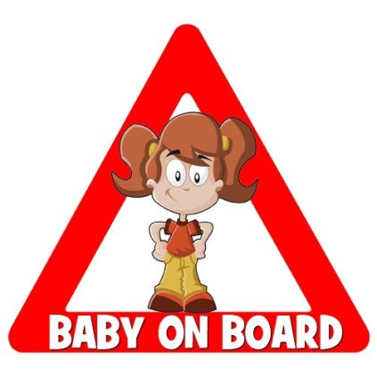 nalepka na auto baby on board postavicka leonie 1251894