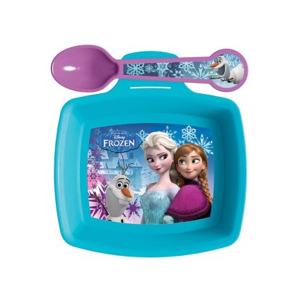 plastova suprava frozen miska a lyzicka 1223505