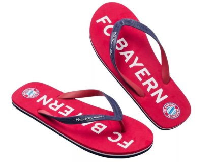 Flip-flop šľapky FC Bayern München, červené/modré (Veľkosť 35-36)