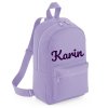 9636 6 ruksak s menom pastel mensi levandulova