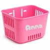 Košík na odrážadlo s menom - ružový