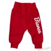 baby tepláky s menom - červené (Veľkosť 80)