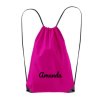 Taška na prezúvky s menom ENERGY (Farba ružová neon)