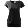 Dámske tričko CITY - čierne (Veľkosť L)