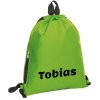 taška na prezúvky s menom s uškom (Farba zelená)
