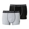 Pánske boxerky Retro set 2 ks FC Bayern München, čierne a sivé (Veľkosť M)