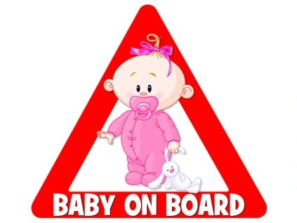 samolepka na auto baby on board 3107425