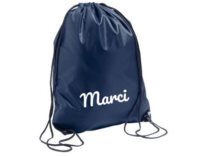 Taška na prezúvky s menom BASIC (Farba modrá tmavá)
