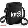 taška na plece s menom BagBase  (Farba čierna)