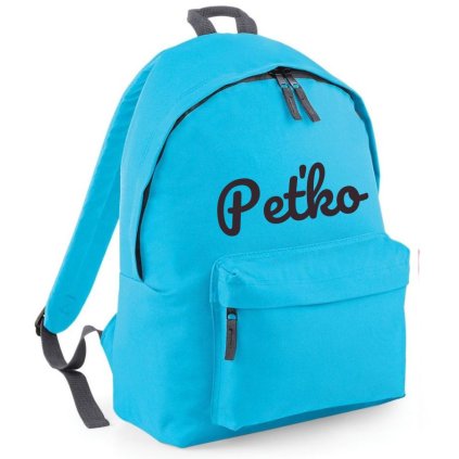 9618 3 ruksak s menom base vacsi tyrkis