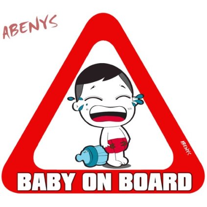 samolepka na auto baby on board 1251888