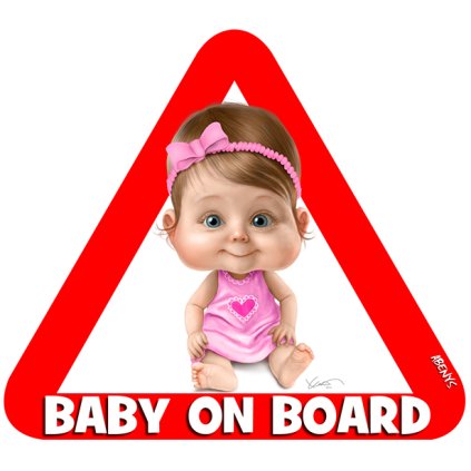samolepka baby on board postavicka lilli 3107419
