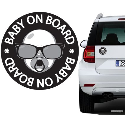 autonalepka baby on board cerny kruh klasicka 1220175