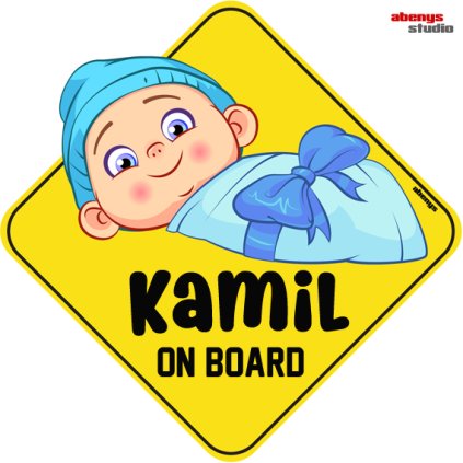 samolepka na auto s reflexnym textom postavicka darius 3107553