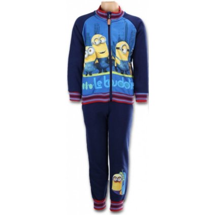 detská tepláková súprava MINIONS modrá (Veľkosť 140)