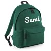 Batoh s menom na voľný čas BASE Junior (Farba zelená fľašková)