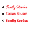 NAL FAMILY font