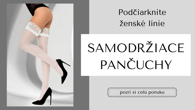 Dámske samodržiacé pančuchy