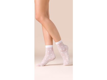 Dámske ponožky STARS 20 den, tenké, vzorované, priehľadné, pravidelný vzor hviezdičky, exkluzívne, priestvitné, z vlákien elastan, vo farbe: nero, beige, ecri,bianco