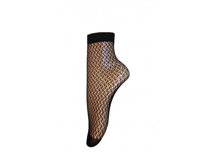 Sieťované ponožky Gatta,  tenké, vzorované, vzdušné, Sieťované ponožky nude - telová, 92% polyamid, 8% elastan,