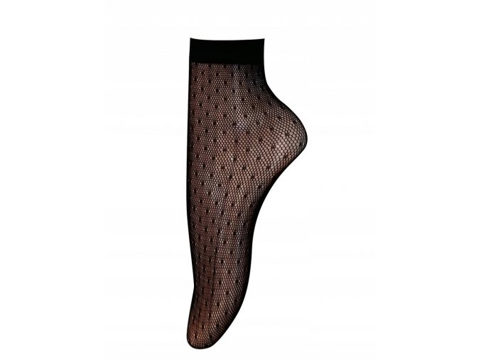 Dámske sieťované ponožky Gatta, tenké, sieťované, vzorované, Čierne sieťované ponožky so zaujímavým vzorom.