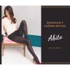 Exkluzívne pančuchy s kosoštvorcovým vzorom Monica 3D, 40 DEN, Pančuchové nohavice Monica z rady Fashion Collection pre chladné dni zdobené efektným vzorom, Geometrické tvary nepravidelných kosoštvorcov zoštíhľuje nohy. neviditeľné výstuženie v prstoch a bavlnený klin s plochým švom. vzorované, nepriehľadné, hrubšie