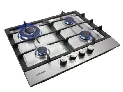 Concept PDV4760 plynová varná deska nerez image 1
