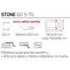 Teka STONE 60 S-TG hliníkově šedá granitový dřez  Doprava zdarma