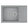 Teka STONE 60 S-TG hliníkově šedá granitový dřez  Doprava zdarma