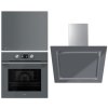 Teka set HLB 8600 vestavná trouba šedá + IZ 6420 indukční deska šedá+DLV 68660 TOS ST