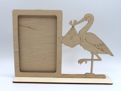 Fotorámeček - čáp