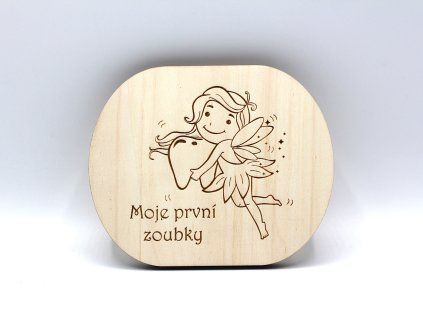 Krabička na dětské zoubky - víla Zuběnka