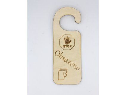 Visačka na WC - Obsazeno/Volno