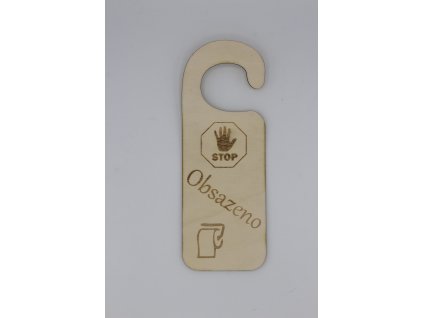 Visačka na WC - Obsazeno/Volno