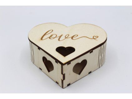 Krabička srdce malá - Love