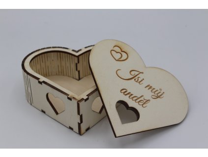 Krabička srdce malá - Jsi můj anděl