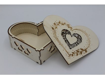 Krabička srdce velká - Srdíčko