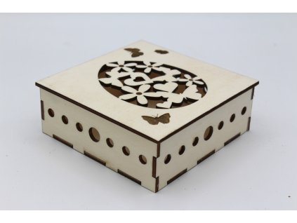 Krabička čtverec - Motýly ve vejci