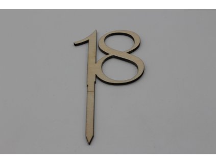 Zápich do dortu - 18 (tenký)