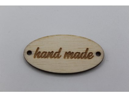 Štítek oválný- hand made