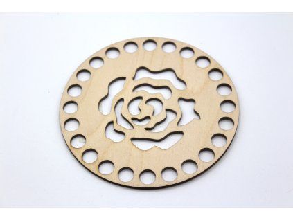 Víko kruh - kytka 2