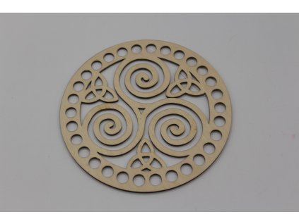 Víko kruh 15cm - triquetra